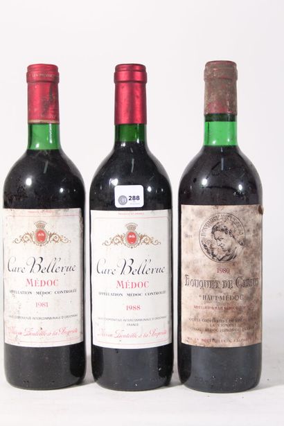 1988 - Cave Bellevue
Médoc Red - 1 bottle...