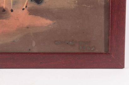 Nguyen Phu-Khai
Polychrome lacquer panel
With...