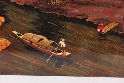 Hoang Ngoc (active mid 20th century)
Lacquer...