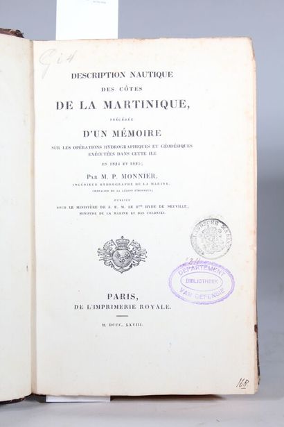 Cartography - Marine
MONNIER (Paul)
Description...