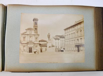 [PHOTOGRAPH ALBUMS - ITALY]
2 late 19th century...