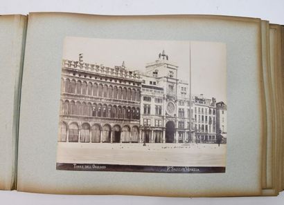 [PHOTOGRAPH ALBUMS - ITALY]
2 late 19th century...