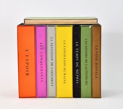 MALRAUX (André)
Collection of 7 volumes (Éditions...