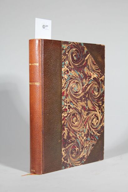 Copy on Japon with sequels
GAUTIER (Théophile)
Fortunio....