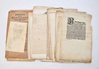 Documents
[ALSACE]
Set of placards, edicts,...