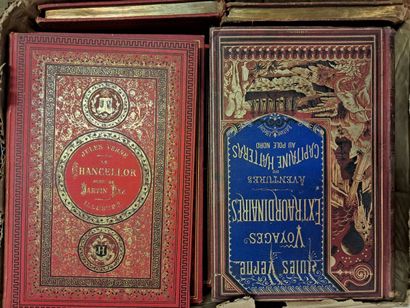 Jules VERNE
Reunion of 11 volumes from the...