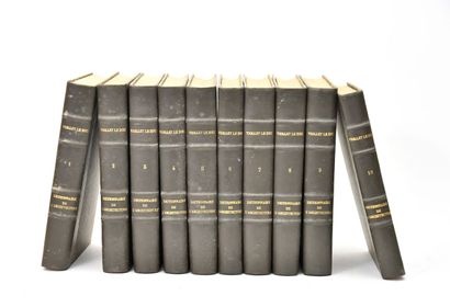 VIOLLET le DUC (Eugène Emmanuel)
Dictionnaire...