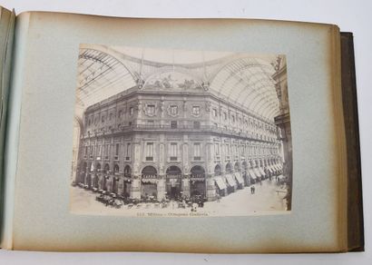 [PHOTOGRAPH ALBUMS - ITALY]
2 late 19th century...