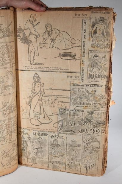 CARICATURE ALBUM
Large album containing numerous...