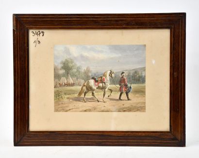 Watercolors - Engraving
[MILITARIA - BENARD...