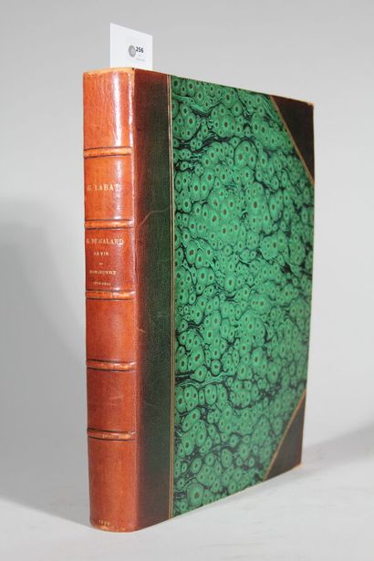 An exceptional copy by the author
LABAT (Gustave)
Gustave...