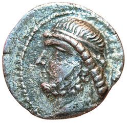Phraates II. 138-127 B.C. Tambrax. A/ TAM....