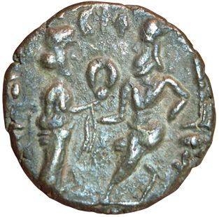 Vologese VI. 207-218. Tetradrachme. Seleucie...