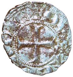 Aquitaine. Edward III. Denarius with leopard....