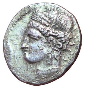 Shekel (AR). Libyan revolt. Circa 241-238...