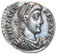 Valens. 364-378. Silique. Trier. R/ VRBS...