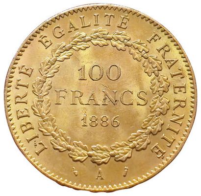 France. 100 Francs Génie 1886. F.552/7. 32,3grs....