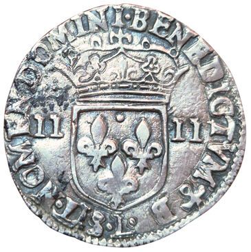 Louis XIII. Quart d'écu 1630 L. Bayonne....
