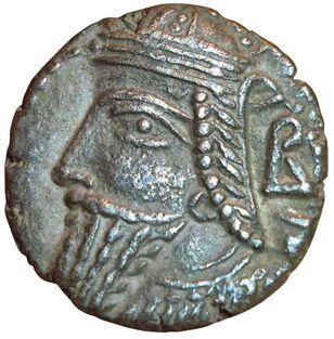 Vologese VI. 207-218. Tetradrachme. Seleucie...