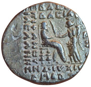 Phraates IV. Tetradrachme. Tiger Beetle....