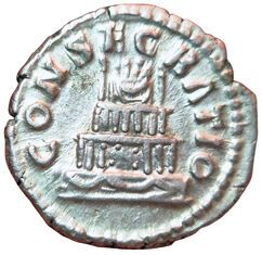 Antoninus the Pious. Posthumous denarius....