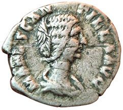 Manlia Scantilla (Wife of Dide Julien). Denarius....