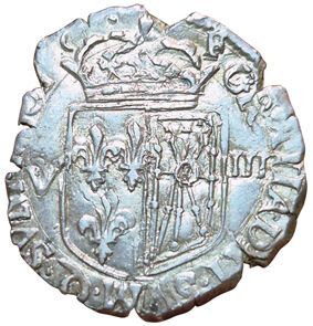 Henri IV. Huitième d'écu de Navarre 1601....
