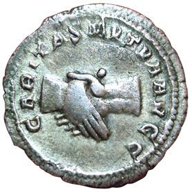 Pupian. 238. Antoninian. R/ CARITAS MVTVA...