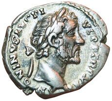 Antoninus the Pious. Denarius. R/ VOTA SOL...