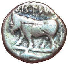 Campania. Phistelia. 400-390 B.C. Nomos....