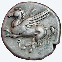 Corinth. Around 350 B.C. Statere. A/ Free...