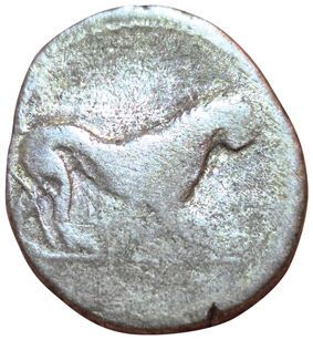 Shekel (BI). Libyan revolt. Circa 241-238...