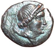 Lot of 2 coins:
- Caria. 260-230 B.C. Drachma....