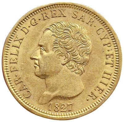 Italy. Piemont-Sardinia. Charles Félix. 80...