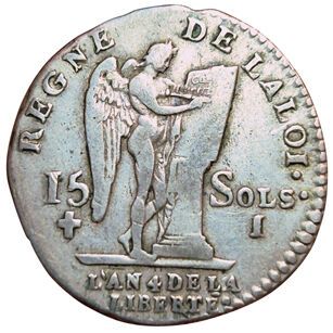 Constitution. 15 Sols au Génie. 1792 I. Limoges....