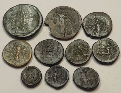 Lot of 10 bronzes: Paphlagonia (4), Bithynia...