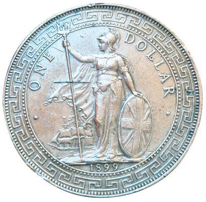 Grande Bretagne. Trade Dollar. 1899 B. Bombay....