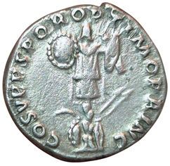 Trajan. Denier. R/ COS V PP SPQR OPTIMO PRINC....