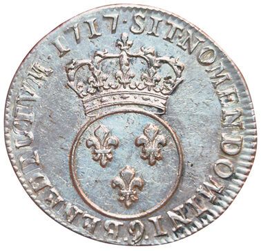 Louis XV. Quart d'écu Vertugadin, «à l'écu...
