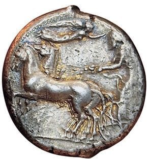 Syracuse. 2nd democracy. 466-406 B.C. Tetradrachma....