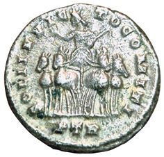Maximin II Daia. 305-313. Argenteus de billon....
