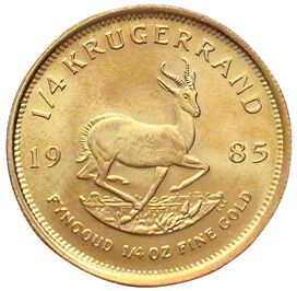South Africa. ¼ Krugerrand 1985. 8.5grs....
