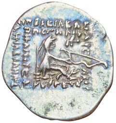 Phraates III. Drachma. Rhagai. A/ Bust of...