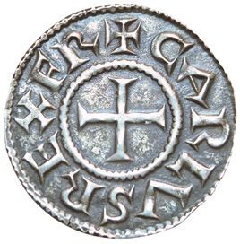 Charlemagne. 768-814. Denarius. Agen. A/...