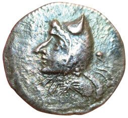 Mithradates I. Drachma. Hekatomphylos. A/...