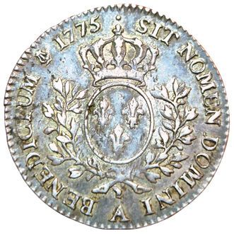 Louis XVI. 1774-1791. Cinquième d'écu aux...