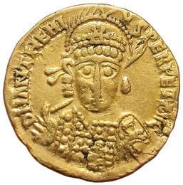 Rome. Anthême. 467-472. Solidus. R/ SALVS...