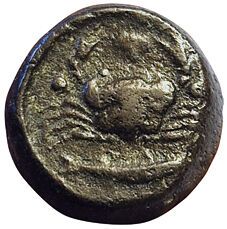 Lot of 4 coins: 
- Agrigento 440-430 B.C....