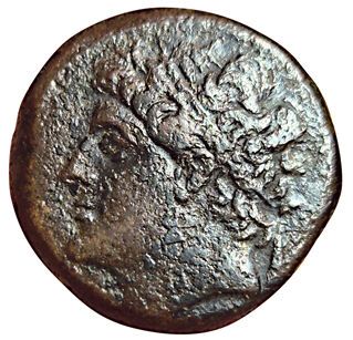 Syracuse. Hieron II. 275-215 B.C. AE26. A/...