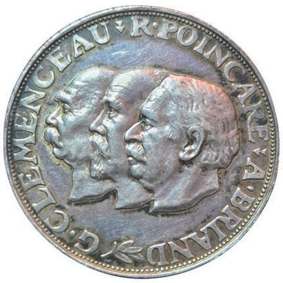 Module de 20 Francs. Clemenceau, Poincaré,...